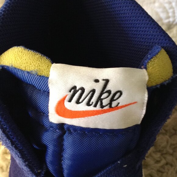 VTG '77 Nike Blazer Mid 77 Size 13; Blue Suede, Lace Charms, Mesh uppers, COOL - Picture 7 of 11
